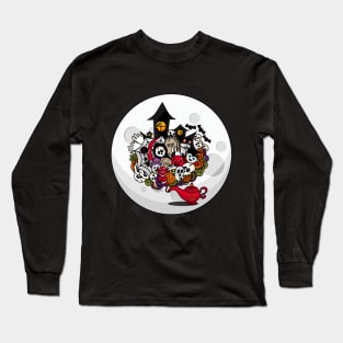 Doole cute halloween monsters Long Sleeve T-Shirt